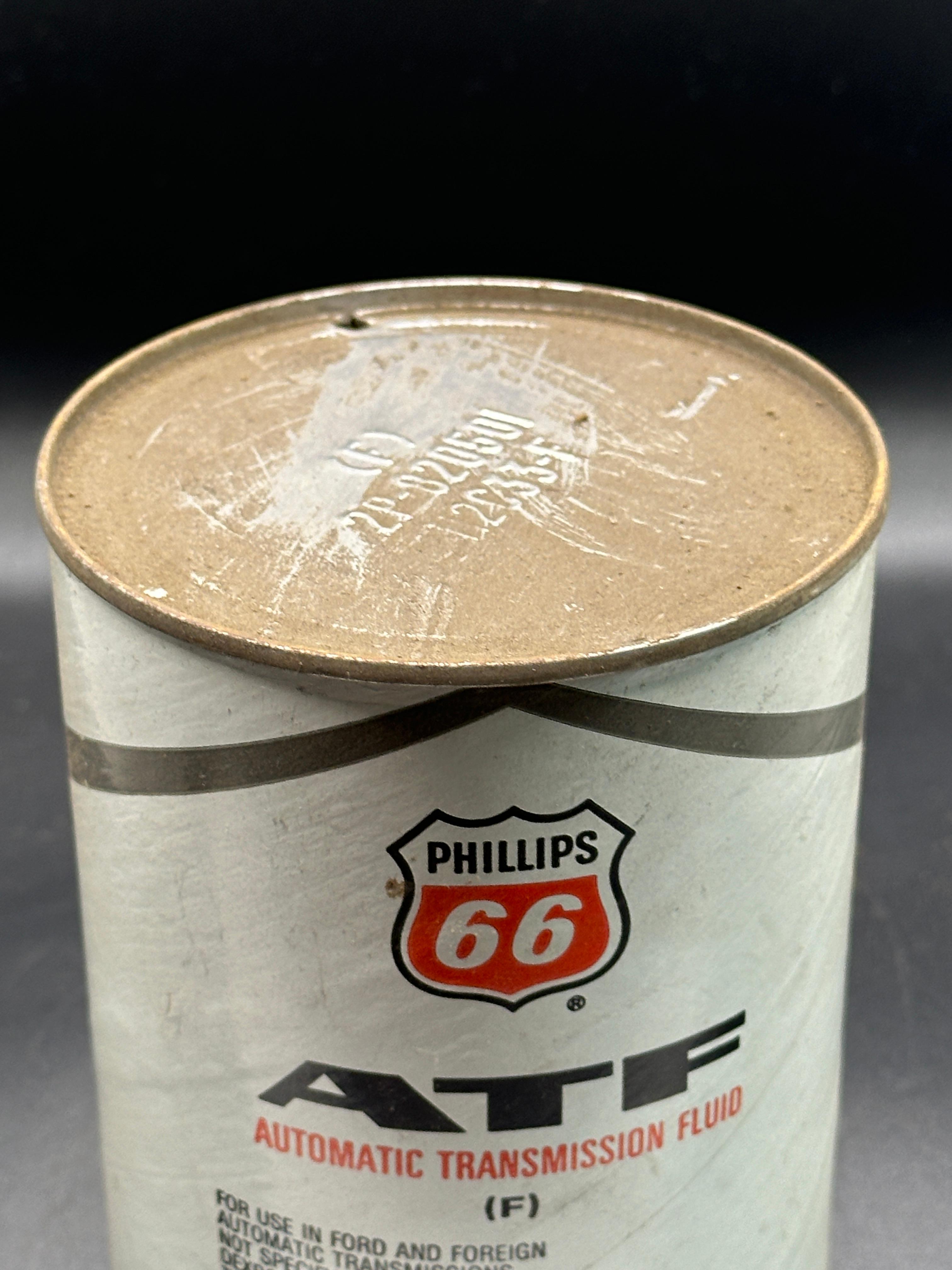 Phillips 66 ATF Automatic Transmission Fluid 1 Quart Empty Can