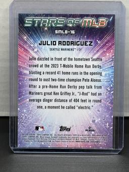 Julio Rodriguez 2024 Topps Stars on MLB Insert #SMLB-16