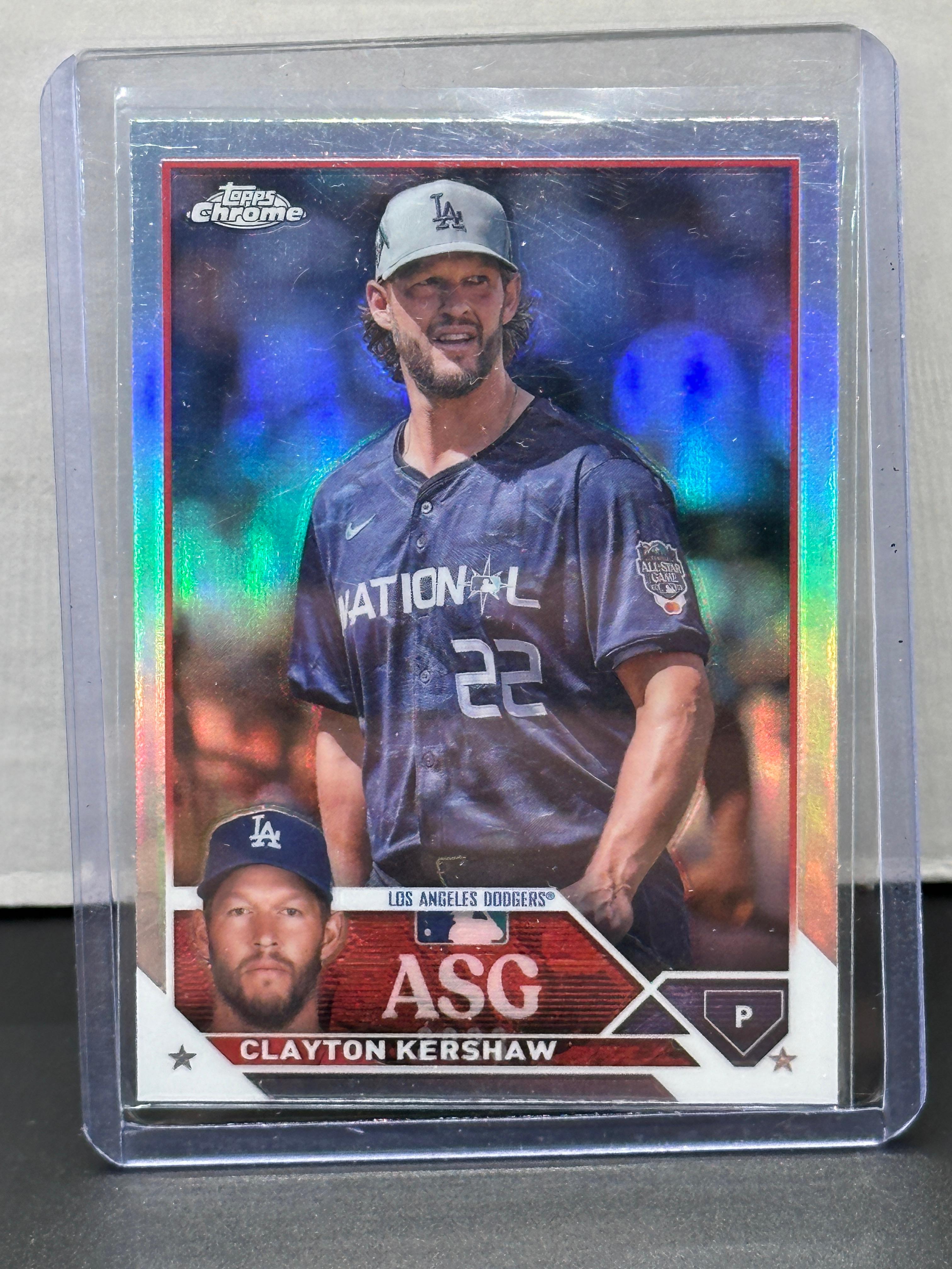 Clayton Kershaw 2023 Topps Chrome All Star Game Refractor Insert #ASGC-56