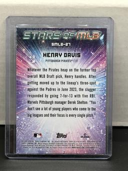 Henry Davis 2024 Topps Stars of MLB Rookie RC Insert #SMLB-27