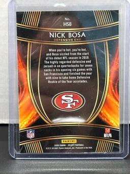 Nick Bosa 2020 Panini Select Hot Stars Insert #HS8