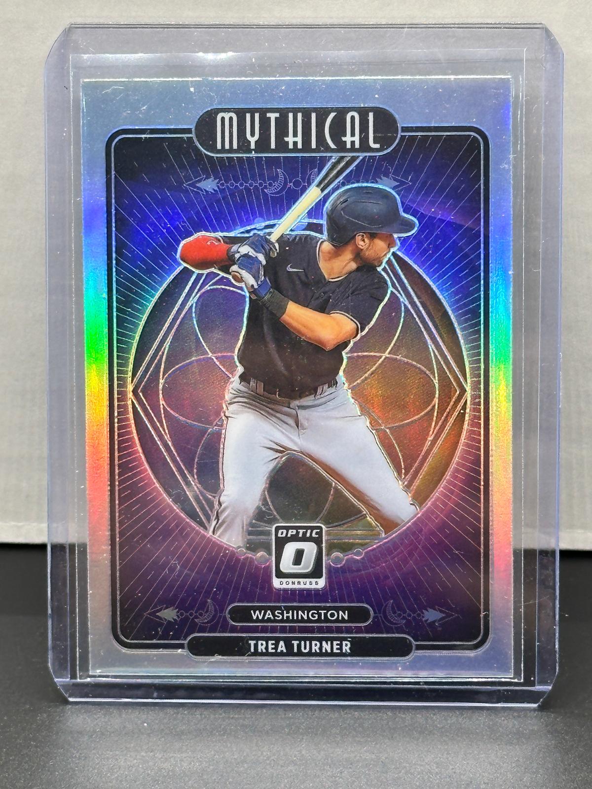 Trea Turner 2021 Panini Donruss Optic Mythical Silver Prizm Insert #M16