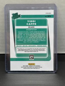 Yiddi Cappe 2021 Panini Donruss Optic Silver Prizm Rated Rookie RC #RP3