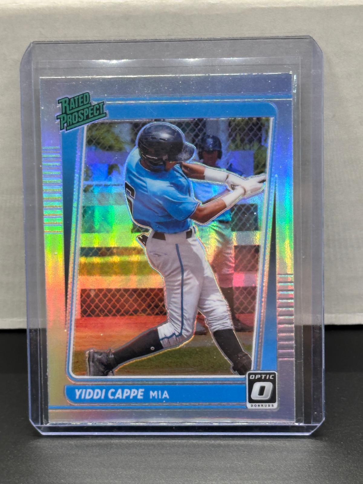 Yiddi Cappe 2021 Panini Donruss Optic Silver Prizm Rated Rookie RC #RP3