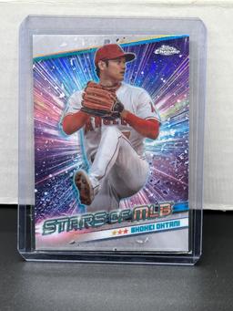 Shohei Ohtani 2024 Topps Chrome Stars of MLB Refractor Insert #CSMLB-21