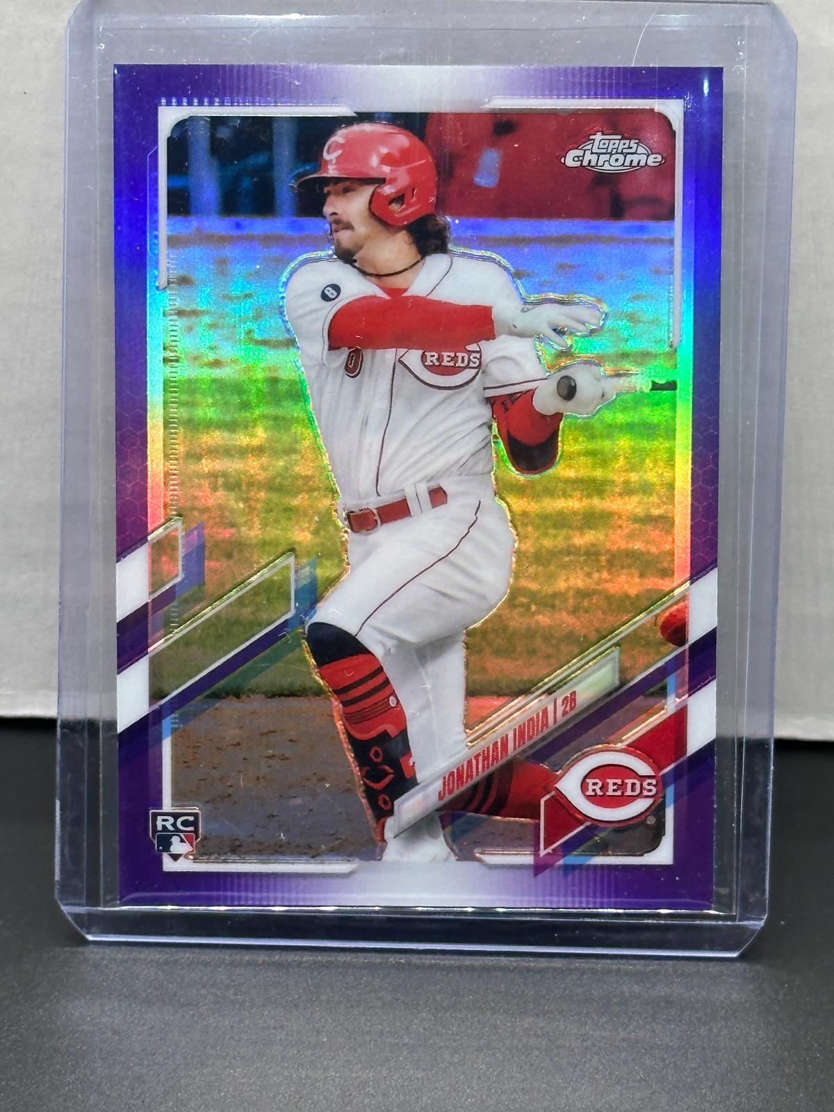 Jonathan India 2020 Topps Chrome Purple Refractor Rookie RC #USC74