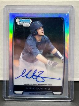 Mike Zunino 2012 Bowman Chrome Rookie RC Refractor Auto #BCA-MZ