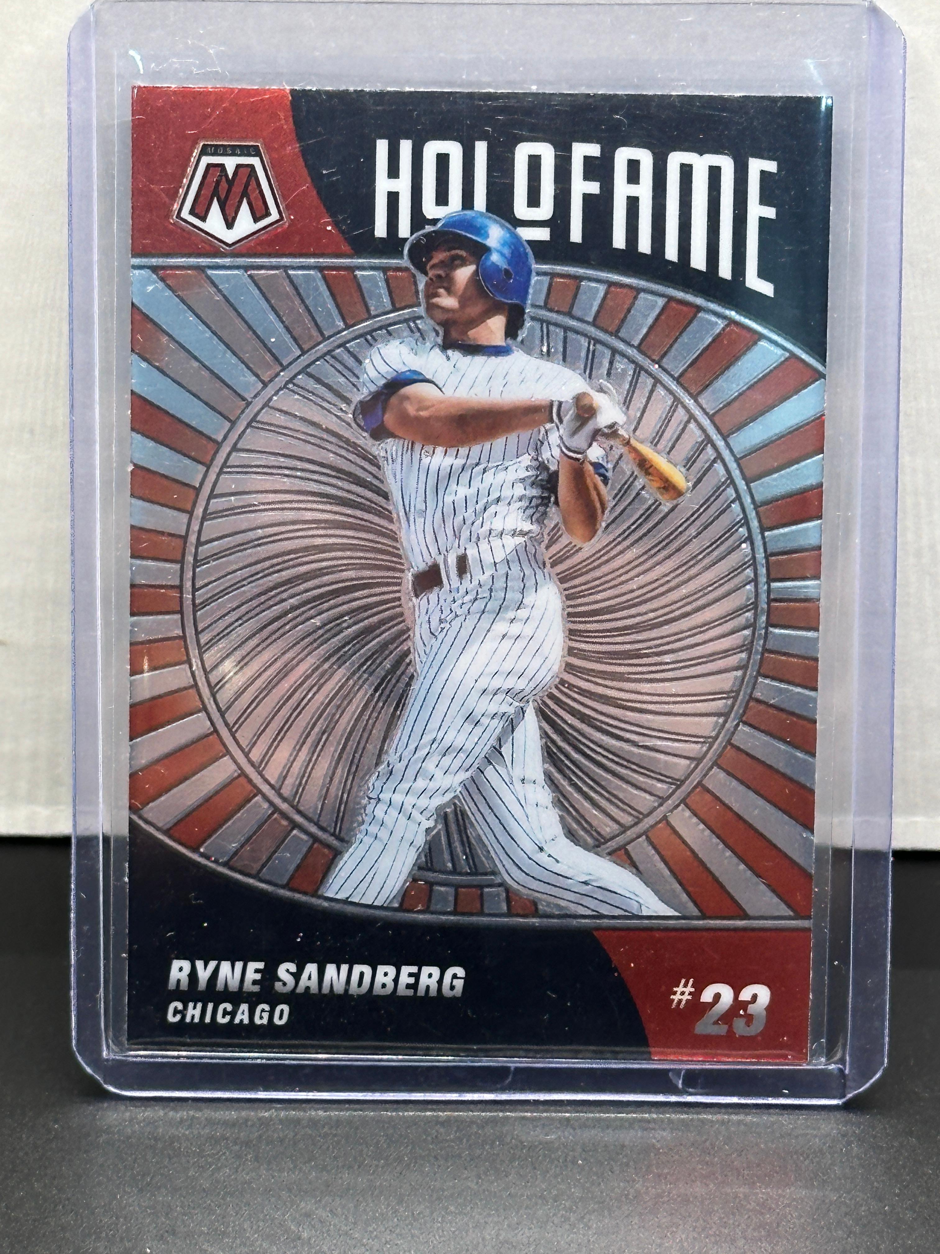 Ryne Sandberg 2022 Panini Mosaic HoloFame Insert #HF-2