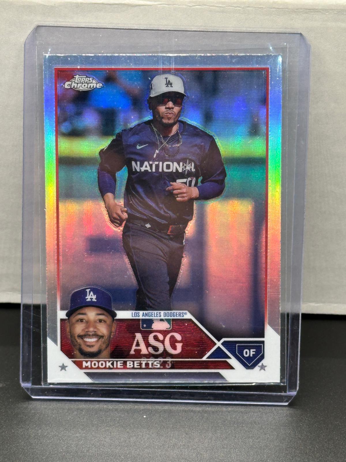 Mookie Betts 2023 Topps Chrome All Star Refractor Insert #ASGC-5