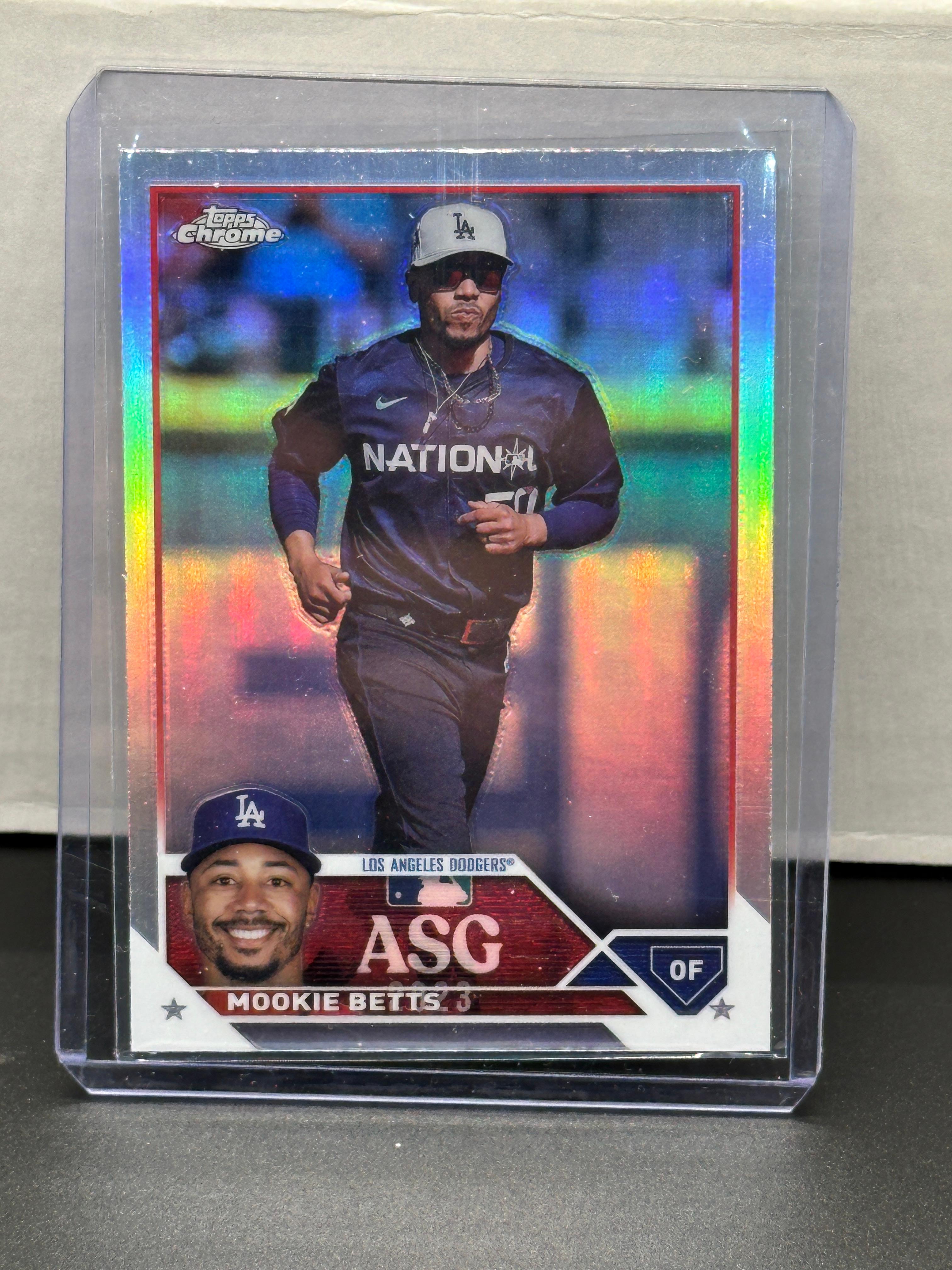 Mookie Betts 2023 Topps Chrome All Star Refractor Insert #ASGC-5