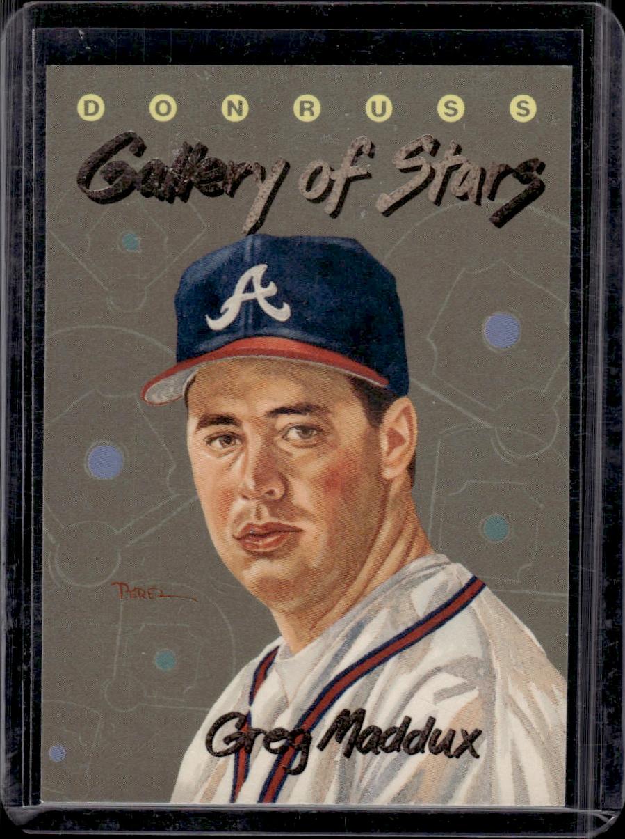 Greg Maddux 1993 Leaf Donruss Gallery of Stars Insert #GS-4