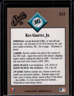 Ken Griffey Jr. 1992 Studio #232