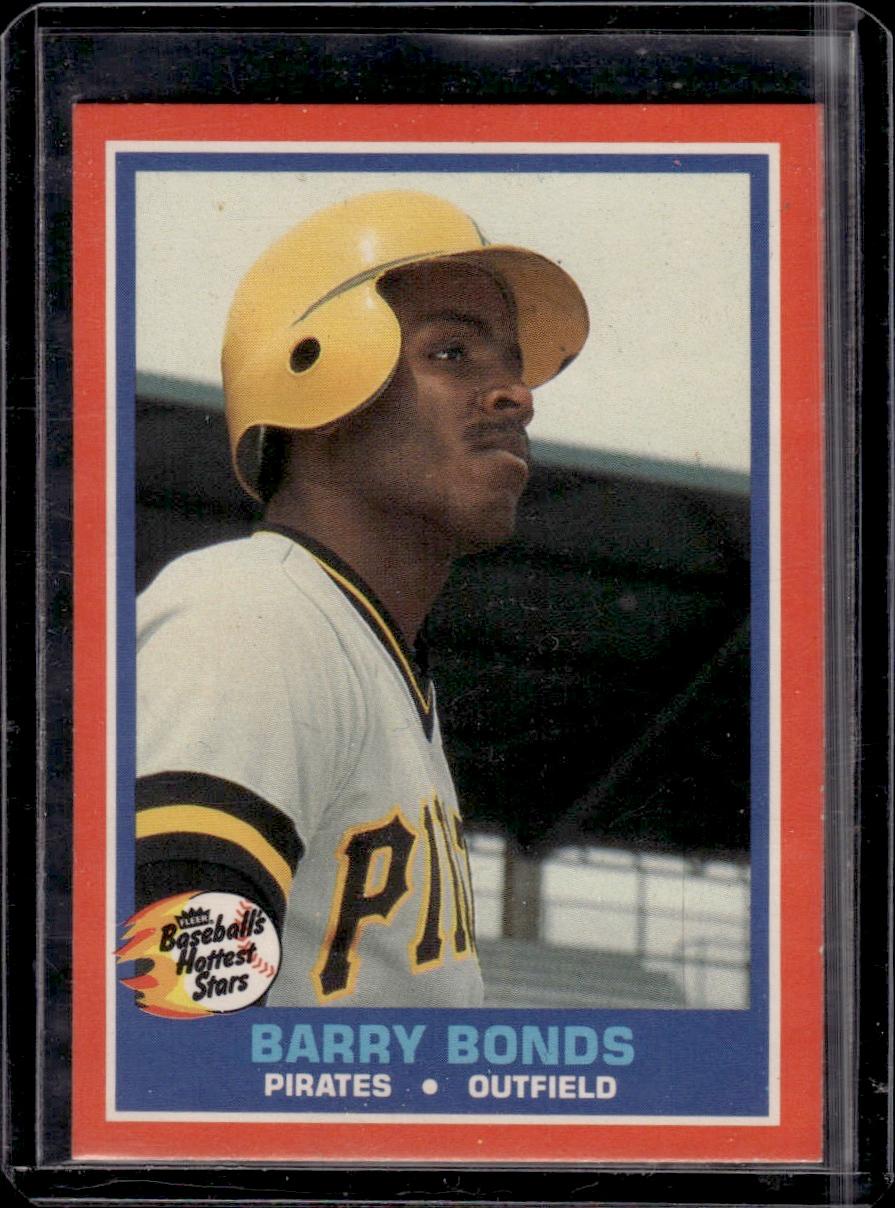 Barry Bonds 1987 Fleer Hottest Stars Subset #5