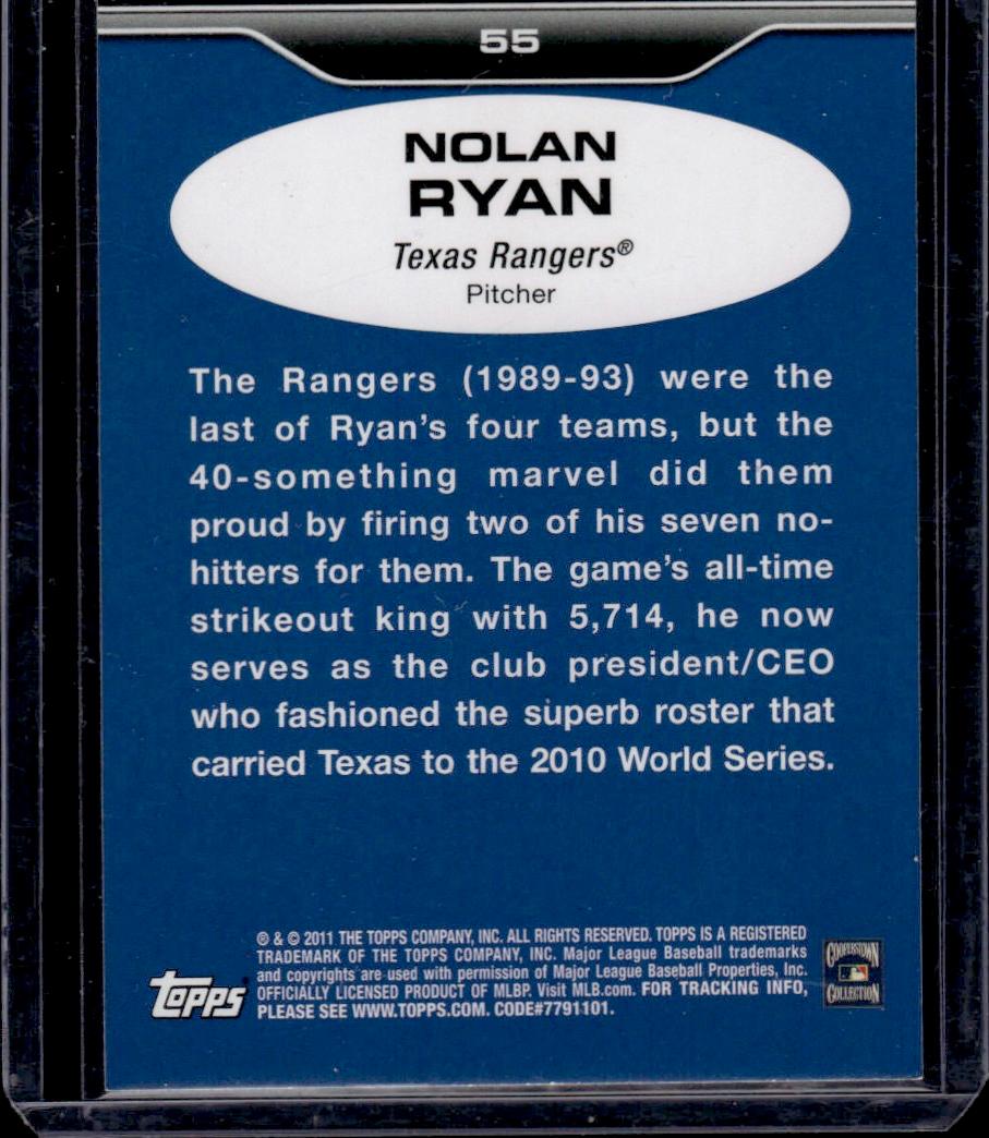 Nolan Ryan 2011 Topps Lineage #55
