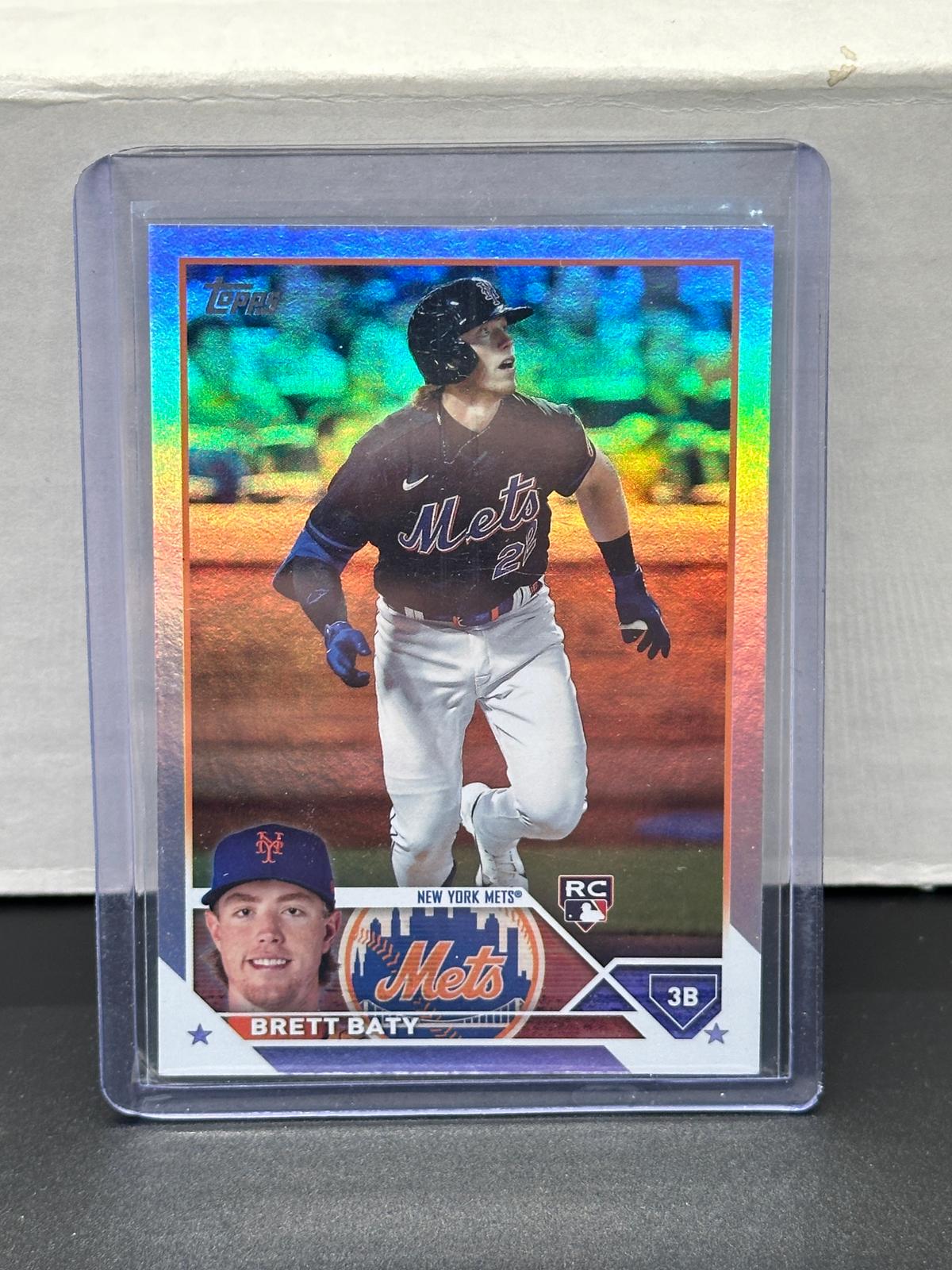 Brett Baty 2023 Topps Rookie RC Foil Parallel #89