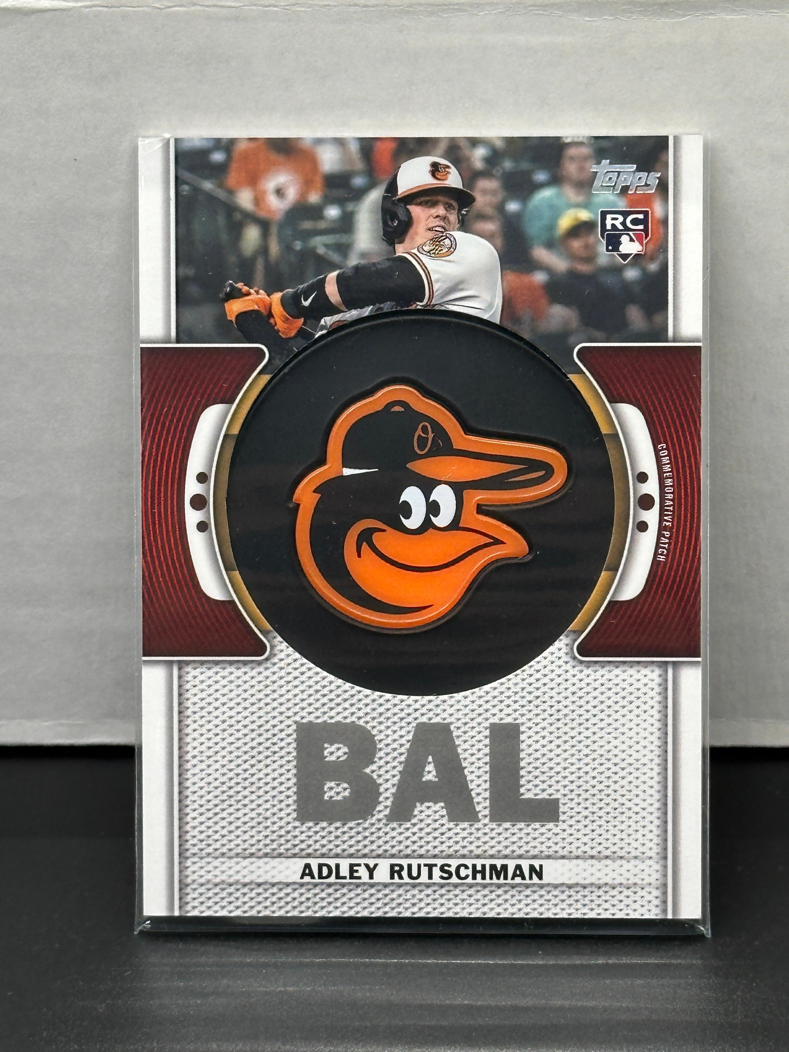 Adley Rutschman 2023 Topps Commemorative Team Logo Patch Rookie RC #TLP-AR