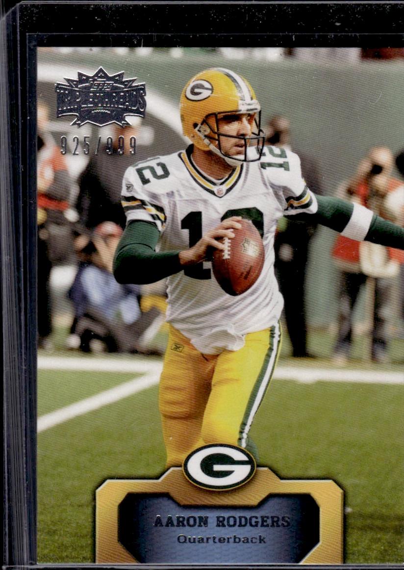 Aaron Rodgers 2011 Topps Triple Threads (#925/999) #50