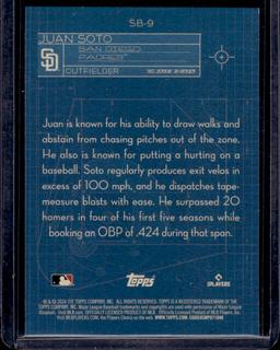 Juan Soto 2024 Topps Blueprints Insert #SB-9