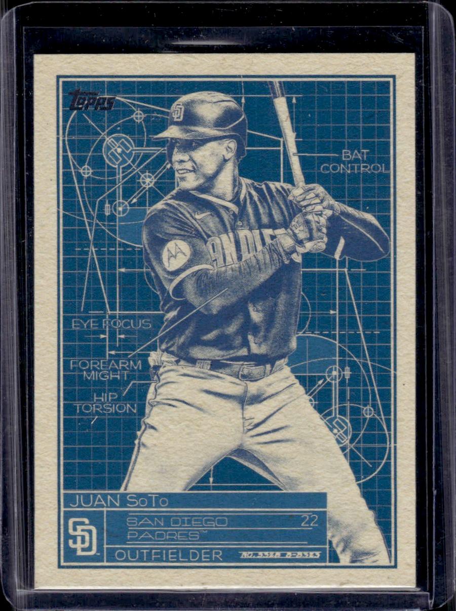 Juan Soto 2024 Topps Blueprints Insert #SB-9