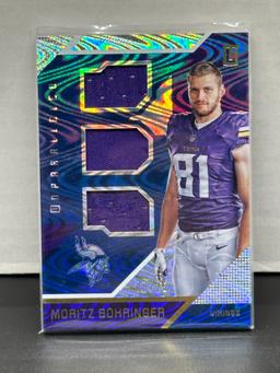 Moritz Bohringer 2016 Panini Unparalleled Triple Materials (#8/25) Patch Insert #RM-MB