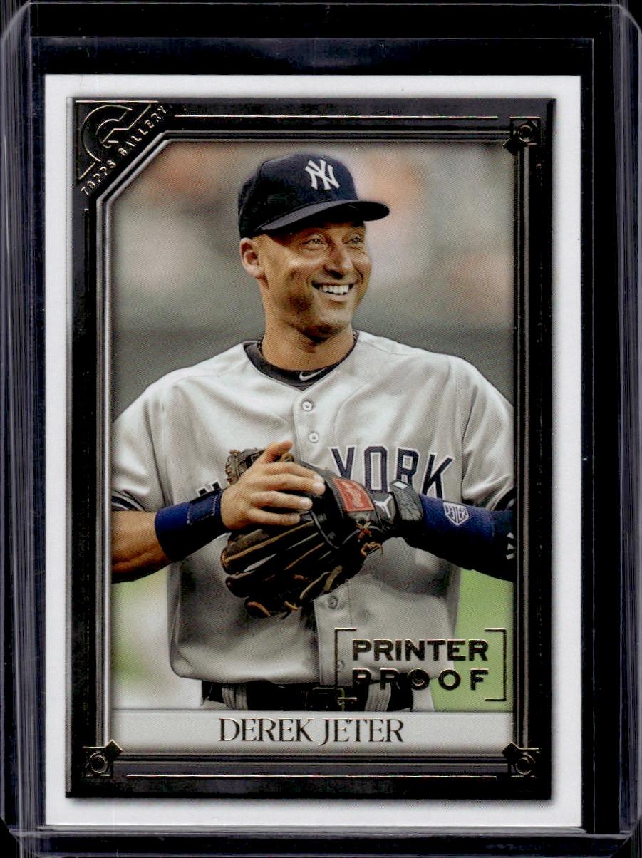 Derek Jeter 2021 Topps Gallery Printer Proof Parallel #174