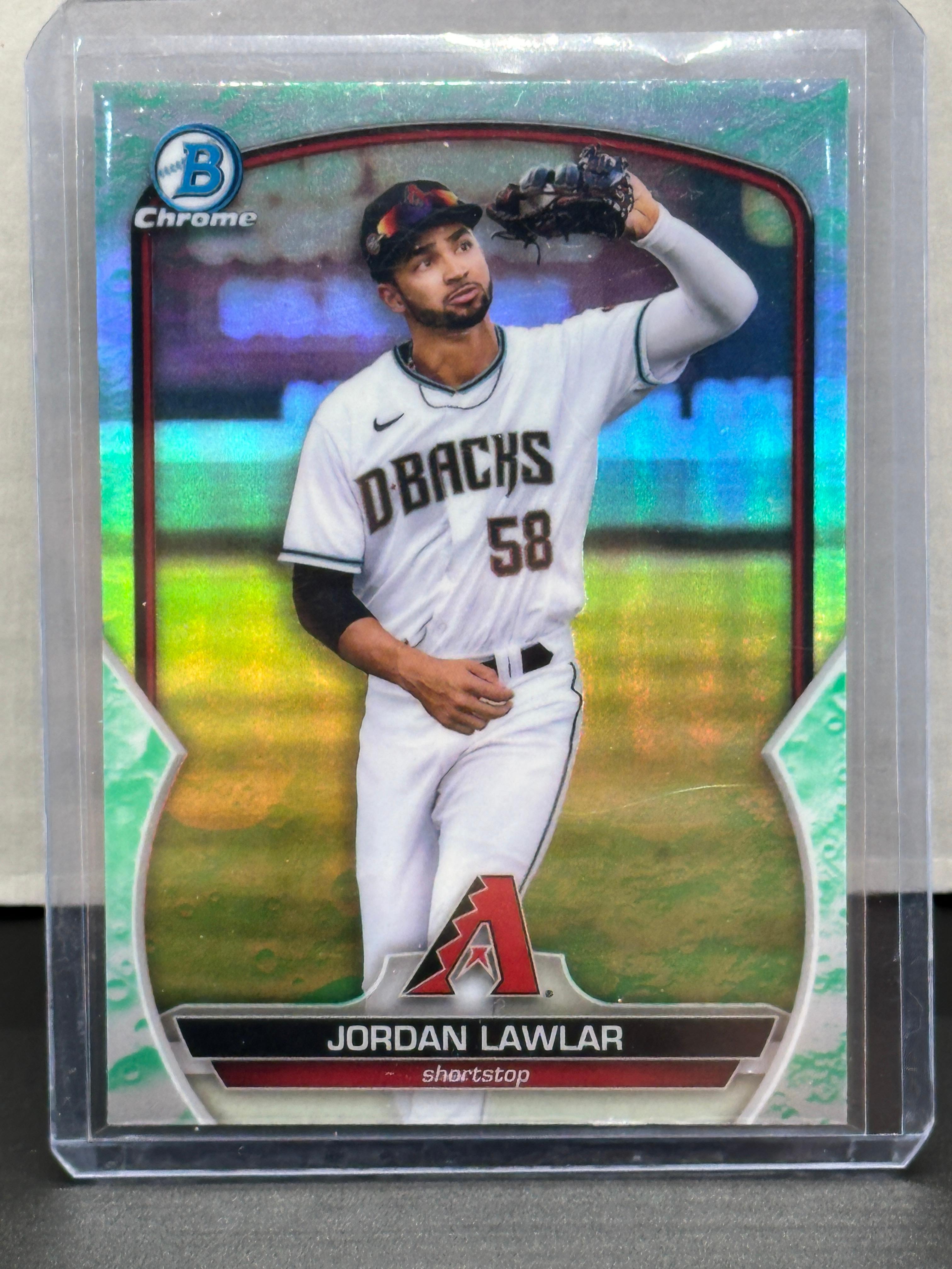 Jordan Lawler 2023 Bowman Chrome Lunar Glow Refactor #BCP-92