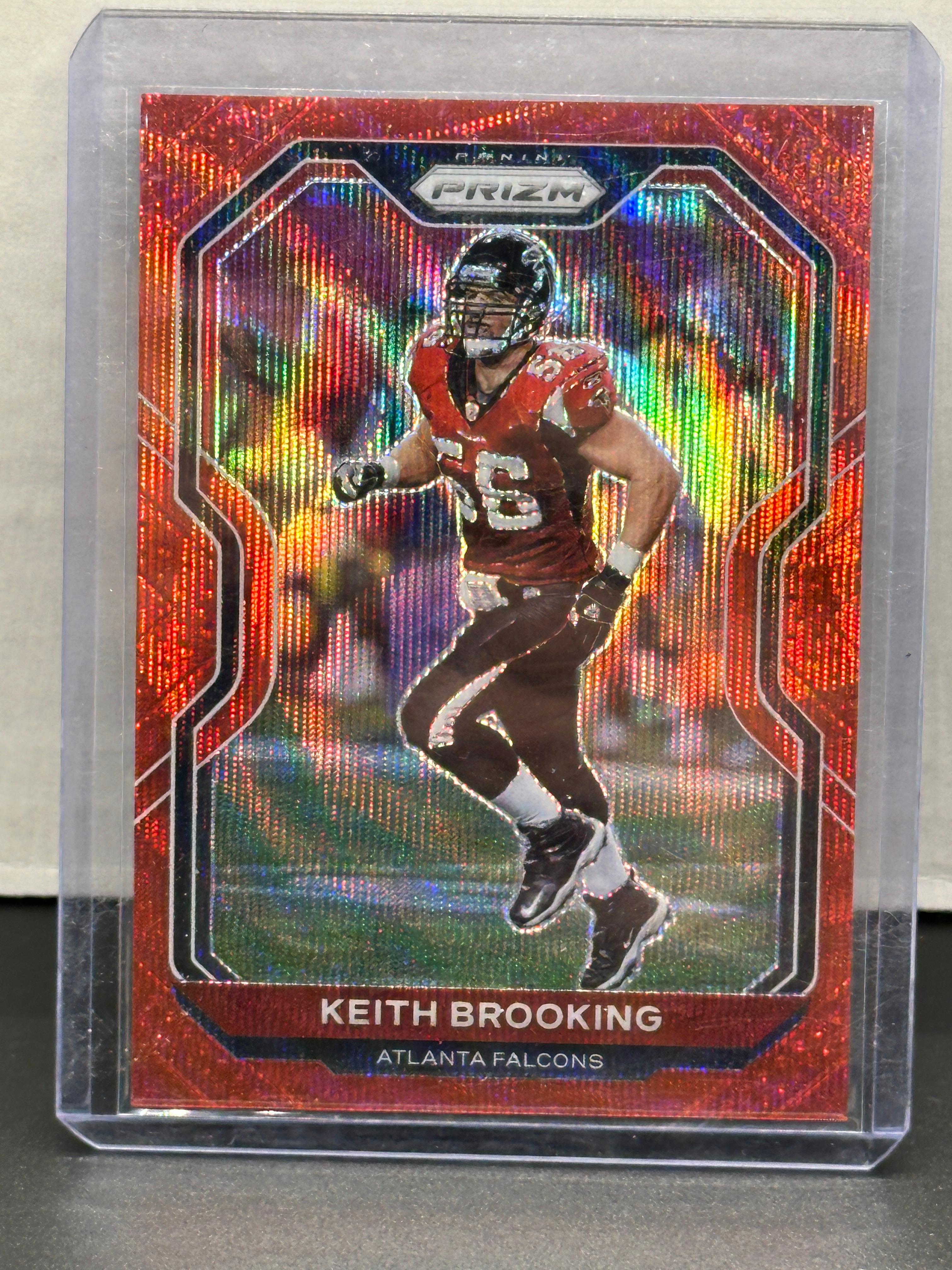 Keith Brooking 2020 Panini Prizm Red Wave (#2/149) Prizm #232