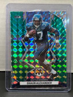 Shaun Alexander 2022 Panini Mosaic Green Mosaic Prizm #174