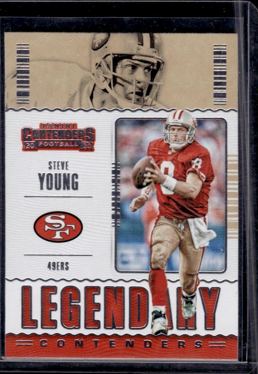 Steve Young 2020 Panini Contenders Legendary Insert #LC-SYO