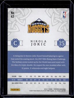 Nikola Jokic 2016-17 Panini Excalibur #43