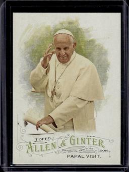 Pope Francis Papal Visit 2016 Topps Allen and Ginter SP #247