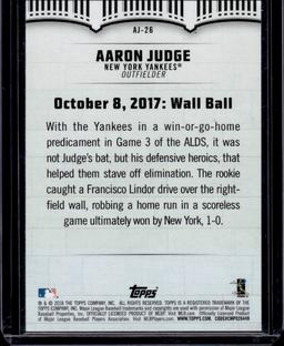 Aaron Judge 2018 Topps Insert #AJ-26