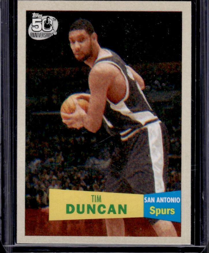 Tim Duncan 2007 Topps 1957-58 Variation #21