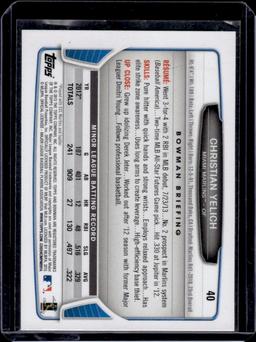 Christian Yelich 2013 Bowman Rookie RC #40