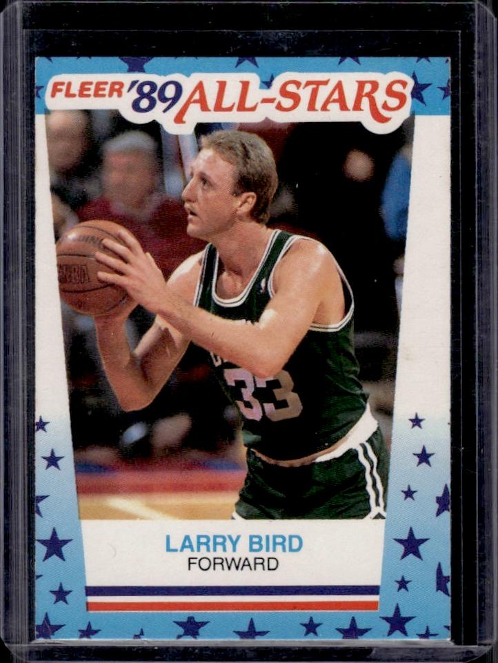 Larry Bird 1989 Fleer All Star Sticker #10