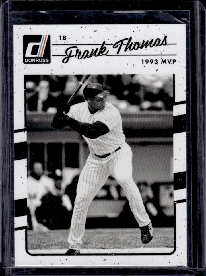 Frank Thomas 2017 Panini Donruss Black and White Parallel #180