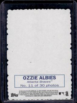 Ozzie Albies 2018 Topps Heritage Deckle Edge Rookie RC Insert #11