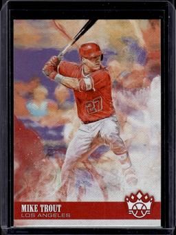 Mike Trout 2018 Panini Donruss Diamond Kings #70