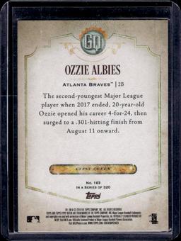 Ozzie Albies 2018 Topps Gypsy Queen Rookie RC #163