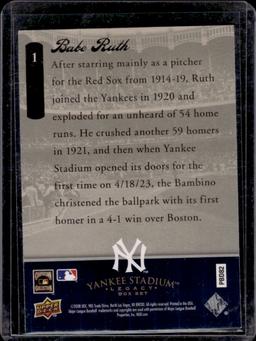 Babe Ruth 2008 Upper Deck Yankee Stadium Legacy #1