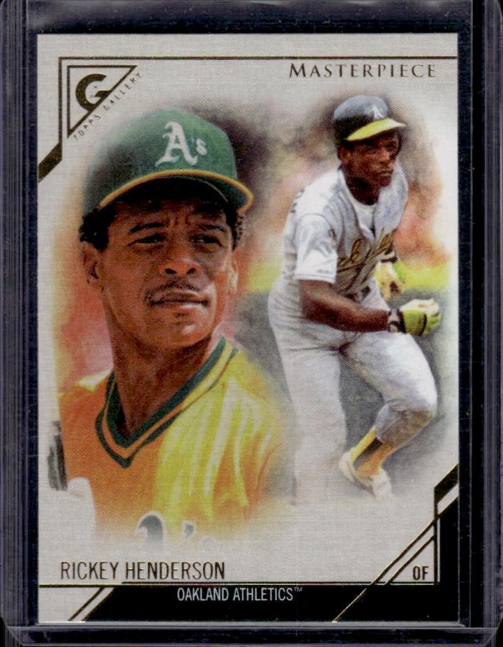 Rickey Henderson 2017 Topps Gallery Masterpiece Insert #MP-2