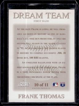 Frank Thomas 1993 Score Dream Team Subset #10