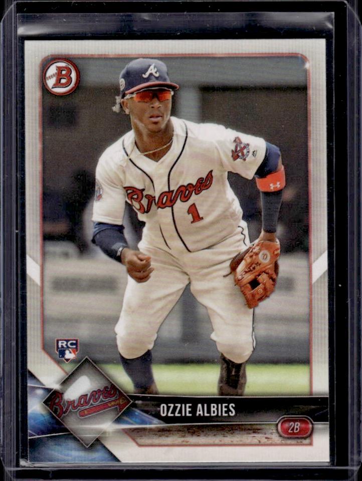 Ozzie Albies 2018 Bowman Rookie RC #62