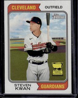 Steven Kwan 2023 Topps Heritage Rookie Cup #232