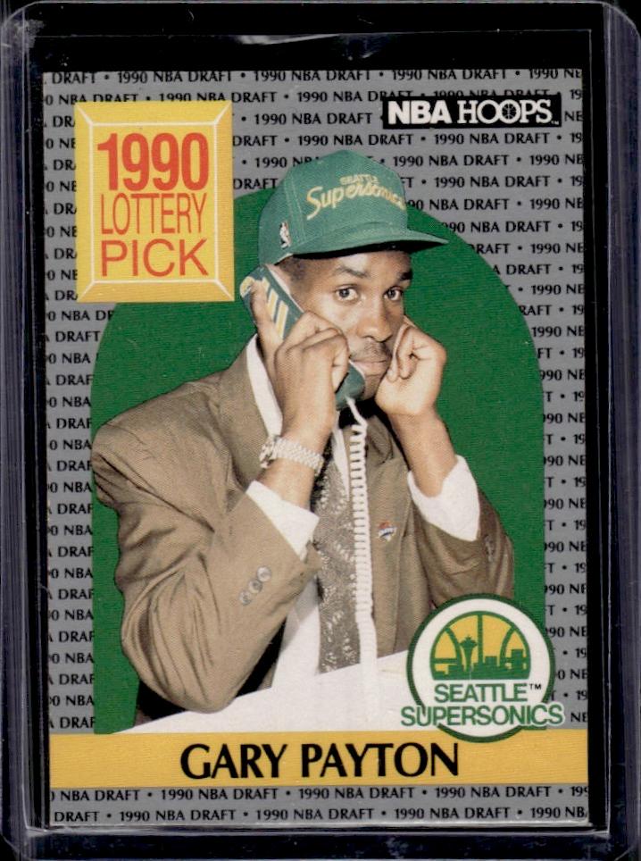 Gary Payton 1990 NBA Hoops Rookie RC #391