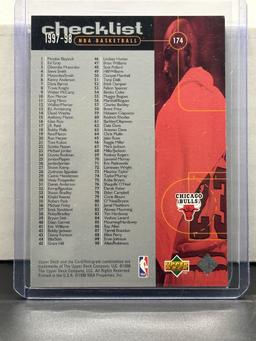 Michael Jordan 1998 Upper Deck Checklist #174