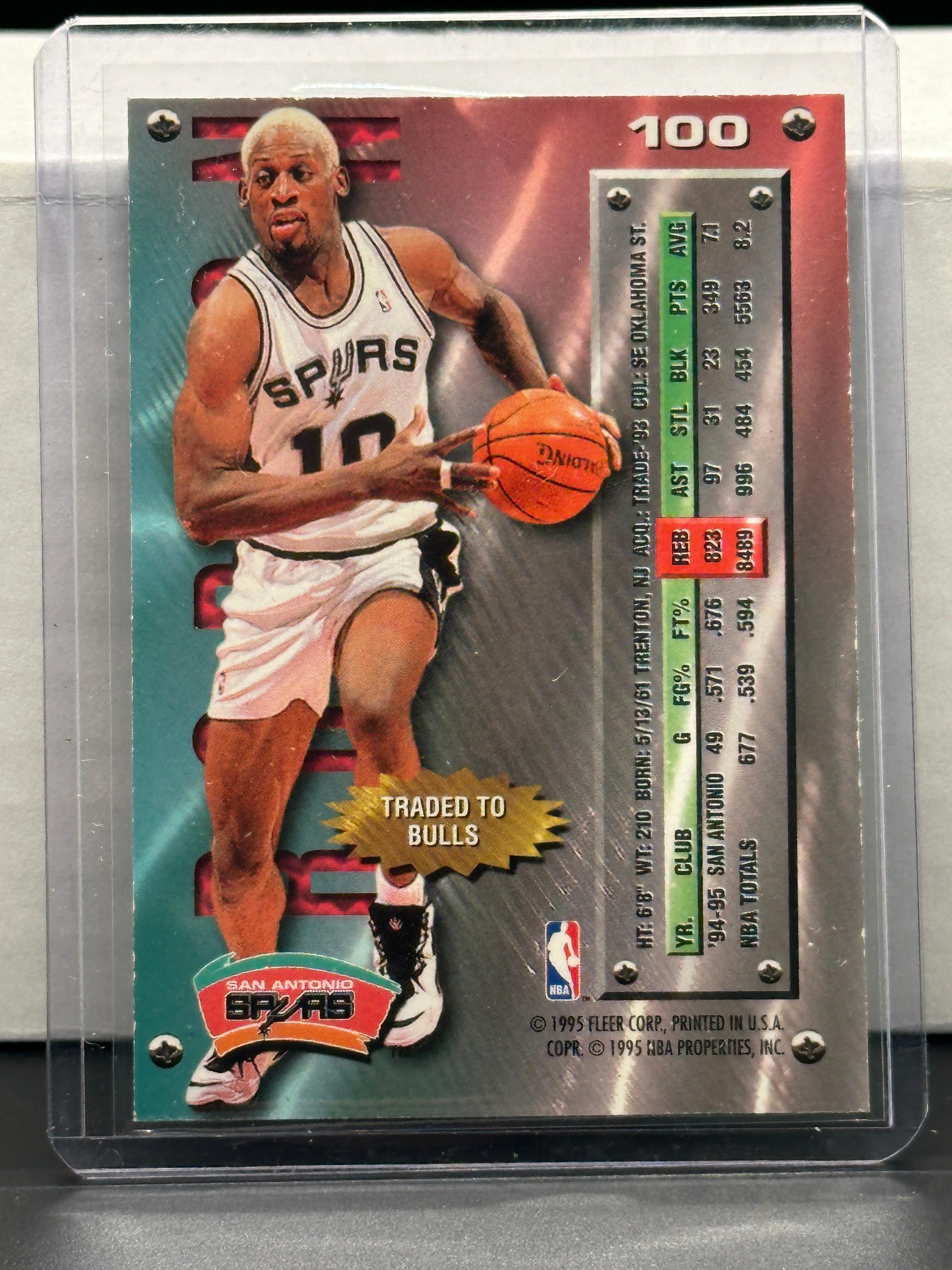 Dennis Rodman 1995 Fleer Metal #100