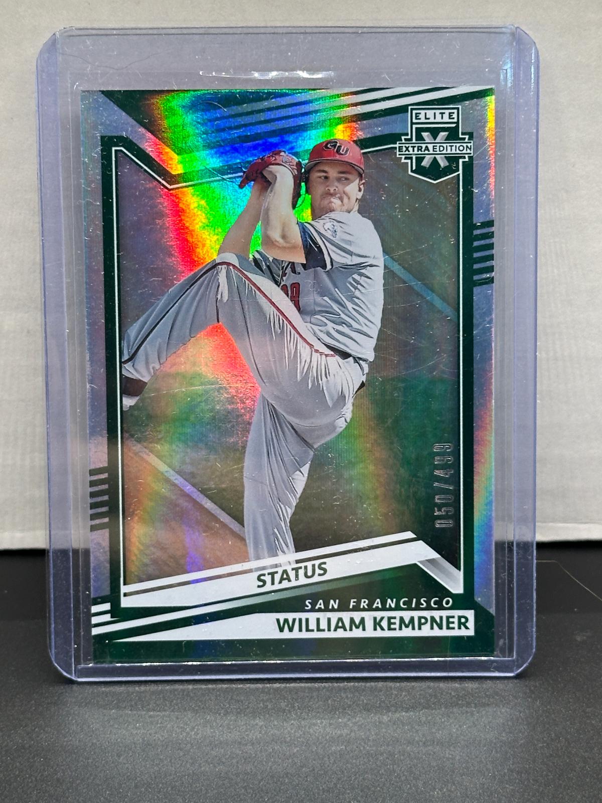 William Kempner 2022 Panini Donruss Elite Extra Status (#50/499) Rookie #106