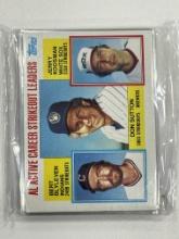 1984 Topps Lot of 15 - Penny Sleeved, Team Bagged