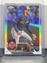 Brice Turang 2023 Topps Chrome Rookie Debut RC Refractor #USC119